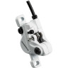 Тормоз дисковый SHIMANO M506, BL-M506(ЛЕВ)/BR-M447(ПЕР.), ПЛАСТ. КОЛ., 1000мм, ЦВ. БЕЛЫЙ EM506MFPRA100