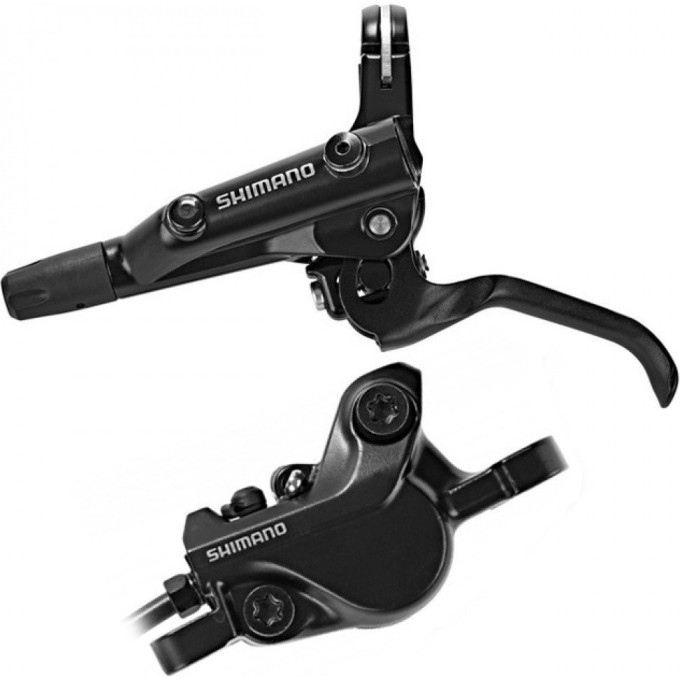 Тормоз дисковый SHIMANO MT MT501, BL(правый)/BR-MT500(задний), полимерные колодки, 1700мм, черный EMT5012KRRXRA170